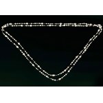 3 meter necklace with pearls