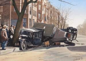 Łukasz Kamiński (ur. 1986, Sokołów Podlaski), Car Crush in Boston 1932, 2021