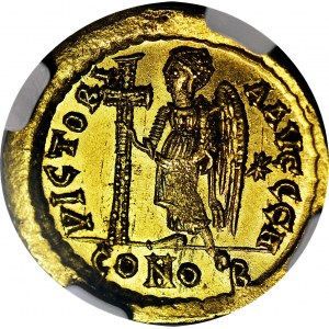 ANASTAZJUSZ (cesarz bizantyjski 491-518 ne.) Solid b.d. CONOB, menniczy