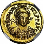 ANASTAZJUSZ (cesarz bizantyjski 491-518 ne.) Solid b.d. CONOB, menniczy