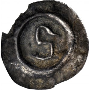 RR-, Siemowit III 1359-1381, Brakteat WĄŻ w kształcie litery S, Mazowsze - Płock lub Kujawy