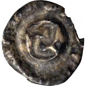 RR-, Siemowit III 1359-1381, Brakteat WĄŻ w kształcie litery S, Mazowsze - Płock lub Kujawy
