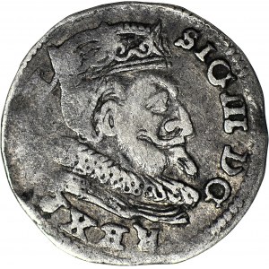 Zygmunt III Waza, Trojak Lublin 1598, L (z kropkami) z lewej