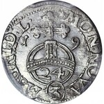 RR-, Zygmunt III Waza, Półtorak 1619, Wilno, MAGNI, R7