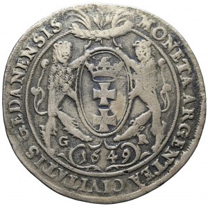 R-, Jan Kazimierz, Talar 1649, Gdańsk, R2