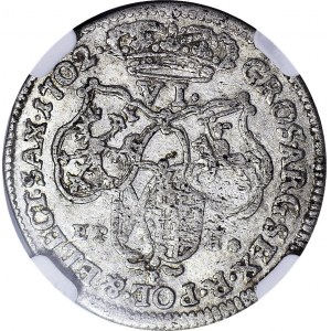 August II Mocny, Szóstak koronny 1702 EPH, Lipsk
