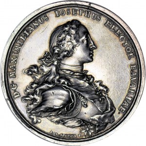 RR-, August III Sas, Medal 1747, na ślub córki Marii Anny, największy