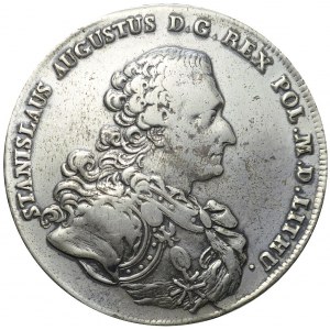 R-, Stanisław A. Poniatowski, Talar 1766, Warszawa, król w zbroi
