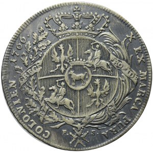 R-, Stanisław A. Poniatowski, Talar 1766, Warszawa, król w zbroi