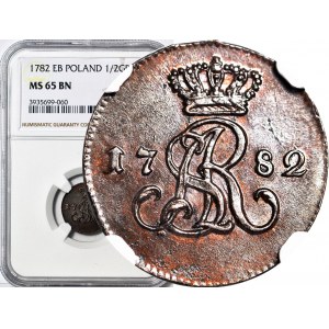 R-, Stanisław A. Poniatowski, Półgrosz 1782 EB, menniczy