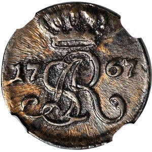 Stanisław A. Poniatowski, Szeląg 1767 G, okołomenniczy