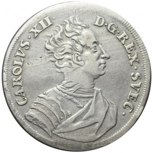 R-, Pomorze, Karol XII Gustaw, 2/3 Talara 1709 Szczecin, R3
