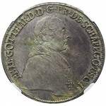 R-, Śląsk, Księstwo Nyskie Biskupów Wrocławskich, Filip Gotthard Schaffgotsch, Talar 1777, Nysa, menniczy