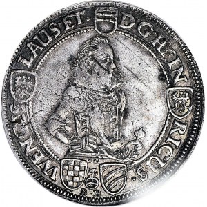 RR-, Śląsk, Księstwo Ziębicko-Oleśnickie, Henryk Wacław i Karol Fryderyk, Półtalar 1620, Oleśnica, R4