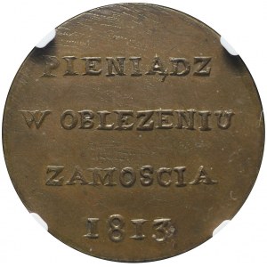 RR-, Oblężenie Zamościa, 6 groszy 1813, Zamość, mennicze