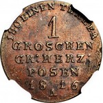 R-, Wielkie Księstwo Poznańskie, Grosz 1816 A