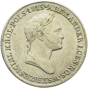 R-, Królestwo Polskie, Aleksander I, Złotówka 1829, Warszawa, piękna