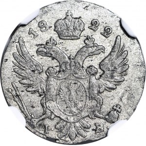 R-, Królestwo Polskie, 5 groszy 1822, rzadkie, mennicze