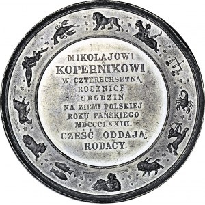 Mikołaj Kopernik, Medal 1873 na 400-lecie urodzin