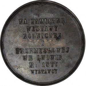 Wł. hr. Dzieduszycki, Medal 1877, na pamiątkę wystawy rolniczej we Lwowie