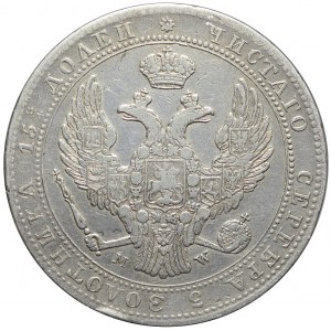Zabór Rosyjski, 5 złotych = 3/4 rubla 1838, Warszawa