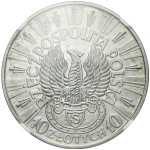 Próba, 10 złotych 1934, Piłsudski, Warszawa