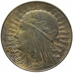 R-, Próba, 5 złotych 1933 Głowa Kobiety, mennicze