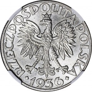 5 złotych 1936 Żaglowiec, menniczy