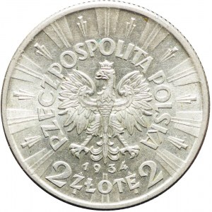 2 złote 1934, Piłsudski, Warszawa