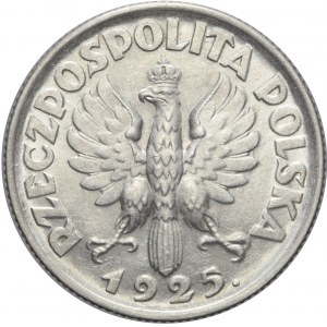 1 złoty 1925, Żniwiarka, kropka po dacie, Londyn, mennicza