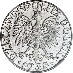 50 groszy 1938 NIKLOWANE, mennicze