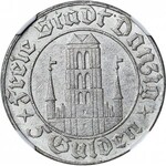 Wolne Miasto Gdańsk, 5 guldenów 1932, Kościół Mariacki