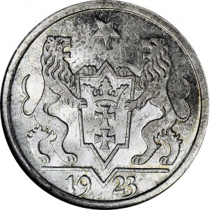 Wolne Miasto Gdańsk, 1 gulden 1923, WYŚMIENITY