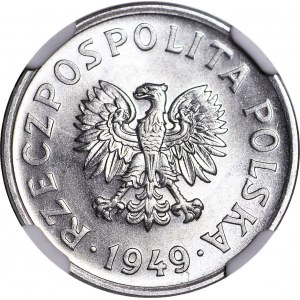20 groszy 1949, aluminium, mennicze