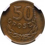 RR-, Próba, 50 groszy 1949, miedź