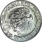 R-, 10 złotych 1965, Duży Kopernik, SKRĘTKA 80 stopni, rzadkie