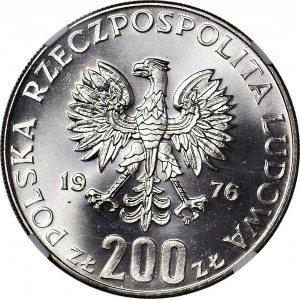 200 złotych 1976 Igrzyska XXI Olimpiady, stempel zwykły, mennicze