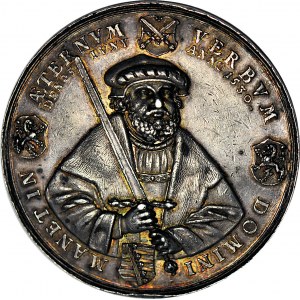 Niemcy, Saksonia, Medal 1630 Sebastian Dadler, 100-lecie Konfesji Augsburskiej