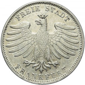 Niemcy, Frankfurt, 1/2 guldena 1841, ładne