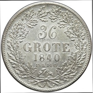 Niemcy, Brema, 36 grote 1840, mennicze