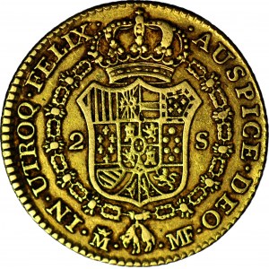 Hiszpania, Karol IV, 2 Escudos 1790 MF, Madryt