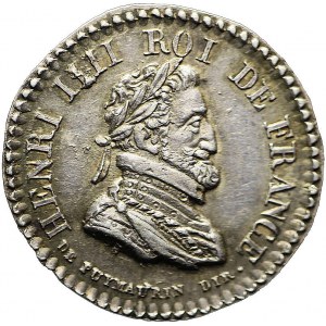 Francja, Ludwik XVIII, Medalik 1818, Restauracja dynastii Burbonów we Francji