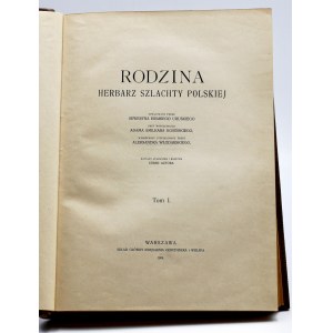 Uruski, Seweryn hr., Rodzina. Herbarz szlachty polskiej. Tom 1-14.