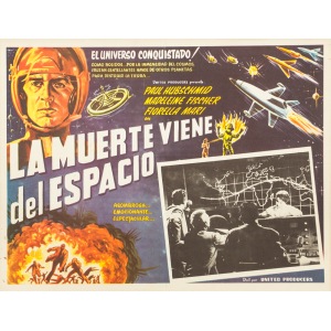 Plakat filmowy La Muerte Viene del Espacio