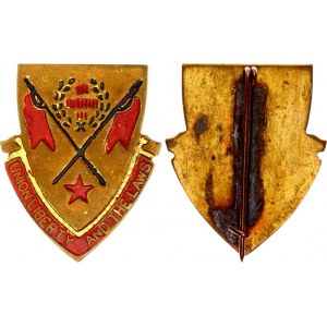 United States National Guard 180th Field Artillery Regiment Distinctive unit Insignia Crest 1930