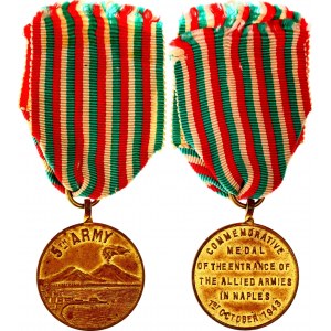 United States Commemorative Medal of the Entrance in Naples 1945