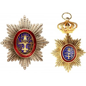 Cambodia Royal Order of Cambodia II Class Neck Decoration and Breast Star 1908