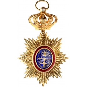 Cambodia Royal Order of Cambodia II Class Neck Decoration and Breast Star 1908