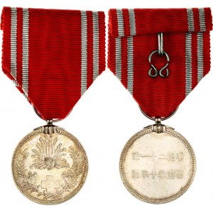 Japan Red Cross Decoration Silver Medal 1888