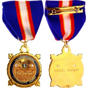 International President Award 1989 - 1990